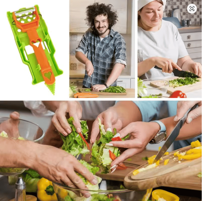 Juego de 6 cuchillos de cocina profesionales